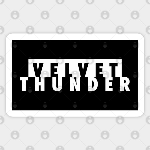 VELVET THUNDER Sticker by AlonaGraph